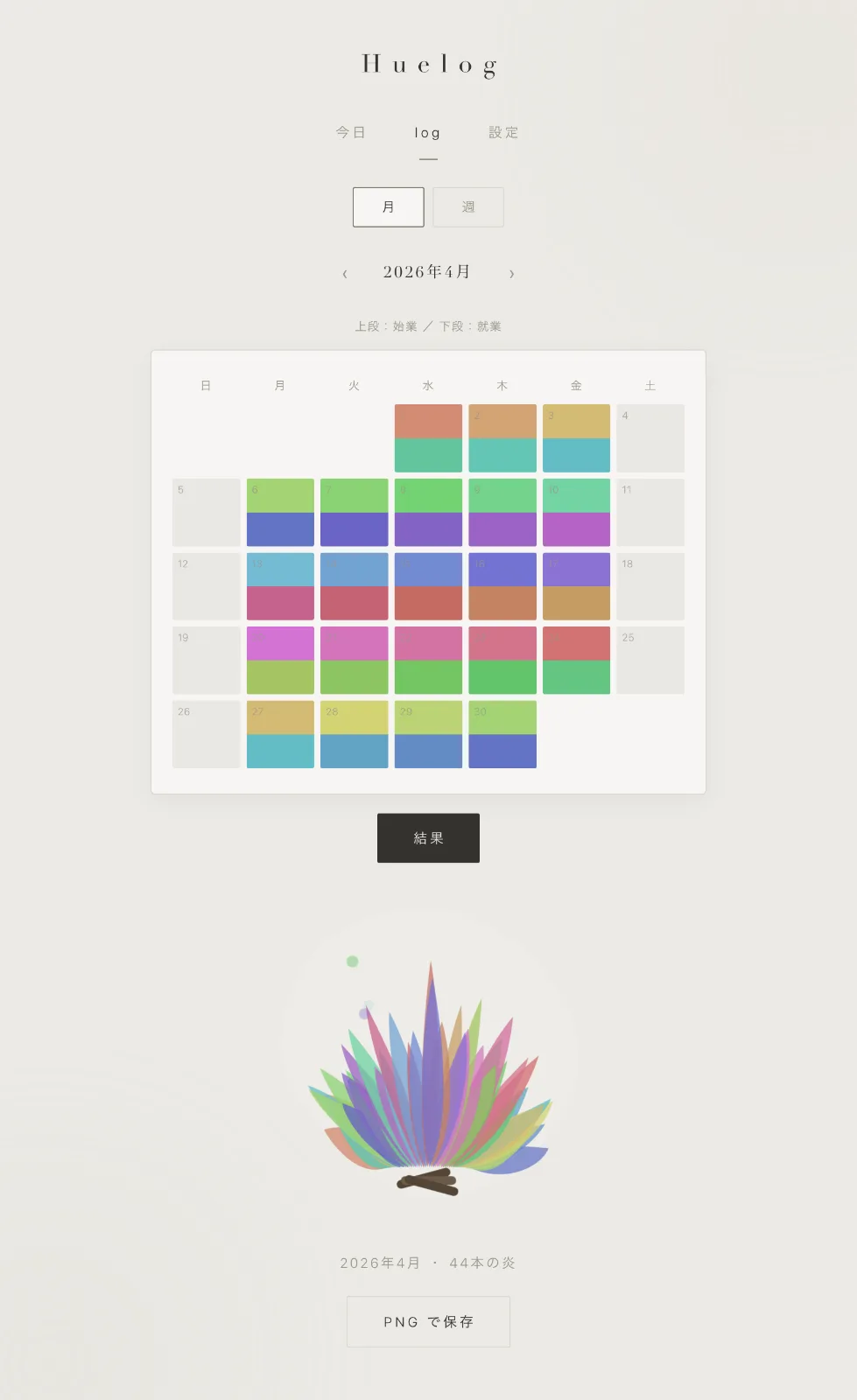 Huelog のスクリーンショット 2