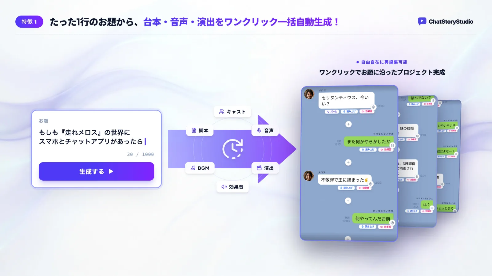 ChatStoryStudio（チャットストーリースタジオ） のスクリーンショット 2